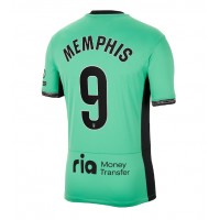 Camisa de time de futebol Atletico Madrid Memphis Depay #9 Replicas 3º Equipamento 2023-24 Manga Curta